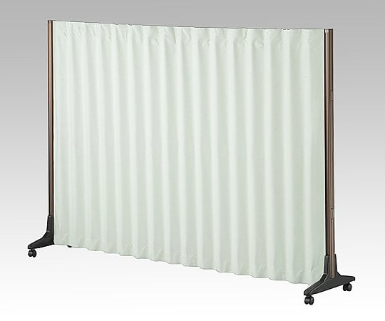 衝立　ロータイプ・アコーディオン（ライトグリーン）