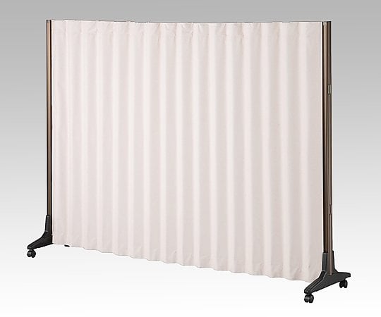 衝立　ロータイプ・アコーディオン（ライトオレンジ）