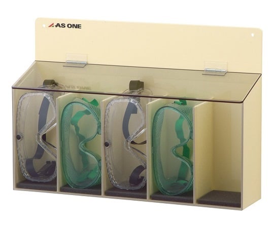 アズワン8-3060-02メガネラック(ゴーグル用)５室４２０×９７×２９０ｍｍ【1個】(as1-8-3060-02)