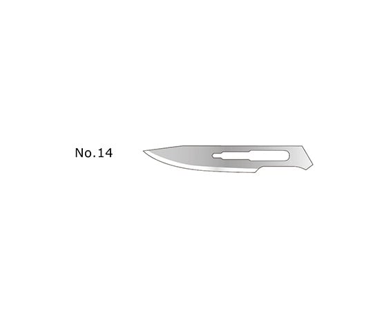 【滅菌】【クラスⅡ】フェザー8-3065-13フェザー替刃メスハンドルNo.3用替刃No.14(20枚入)【1箱(20枚入)】(as1-8-3065-13)