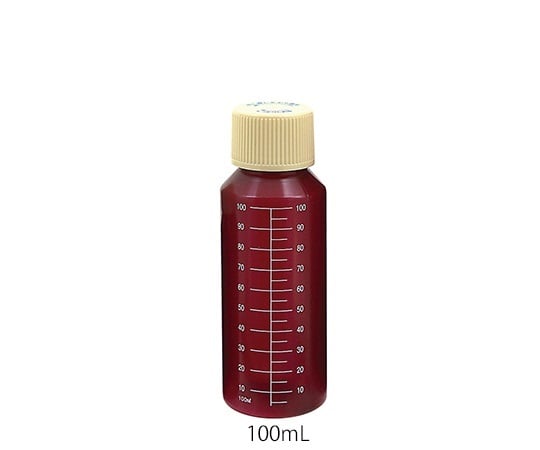 8-3321-43 セーフティNK茶瓶（未滅菌） 100mL 10本入 ASNK24320-084