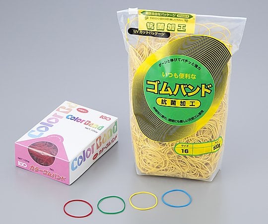 IGOゴムバンド #16 黄 100g 1箱（570本入）