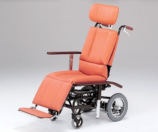 フルリクライニング車椅子 （介助式／スチール製／座幅460mm／32.2kg／チルト）　NHR-7