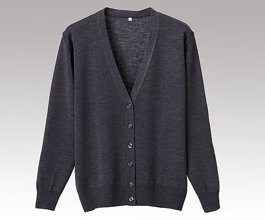 抗ピル長袖カーディガン　ネイビー　M