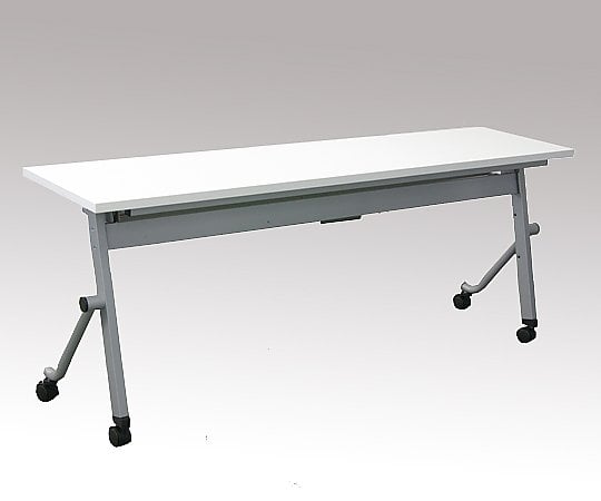 8-3757-04 スタックテーブル 平行 1800×600×700mm 白 KR-T-1860T