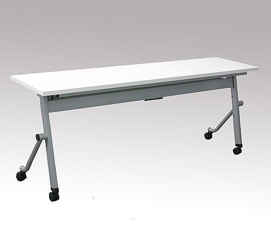 【送料定額】【組立】8-3757-04スタックテーブル平行１８００×６００×７００ｍｍ白【1台】(as1-8-3757-04)