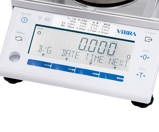 ViBRA ALE1502R:高精度電子天びん 秤量1.5kg 最小表示0.01g □▽835