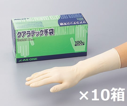 クアラテック手袋（DXパウダーフリー）　L　10箱（1000枚入）
