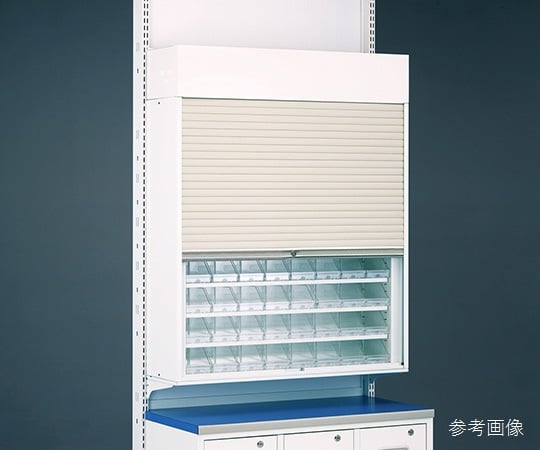 【組立】8-4061-02MDS調剤台[シャッター付き棚]6段用900×250mm【1セット】(as1-8-4061-02)