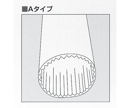 ファイコン 8-4129-03　ペンローズドレーンＡＲ　円筒状（アラミド繊維補強ライン２本入）　Ｎｏ．８　外径φ８．０ｍｍ[袋](as1-8-4129-03)