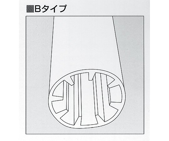 8-4129-06 ペンローズドレーンAR 円筒状 No.8 外径φ8.0mm 0121108