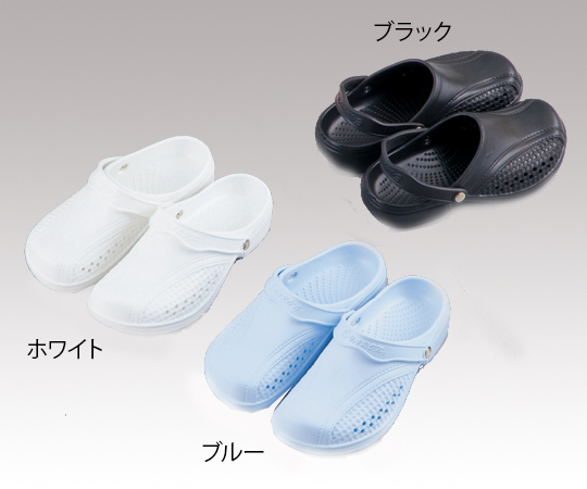 8-4332-03サンダル（男性用）ホワイト／２７．０～２７．５ｃｍ【1足】(as1-8-4332-03)