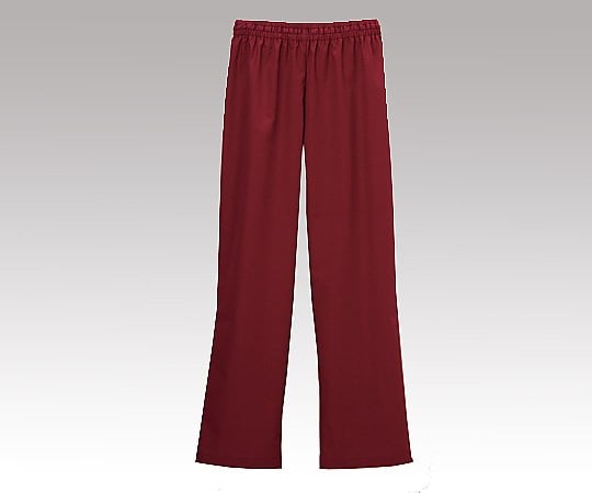 ストレートパンツ（後ろ右ポケット付き）ヴィンテージワイン／LL