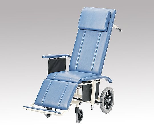 日進医療器 8-4569-01　フルリクライニング車椅子　（介助式／スチール製／座幅４３０ｍｍ／ノーパンクタイヤ）[個](as1-8-4569-01)