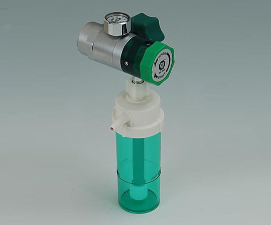 8-4574-01 ダイヤル式減圧弁（ボンベ用） 加湿瓶付 D-15H