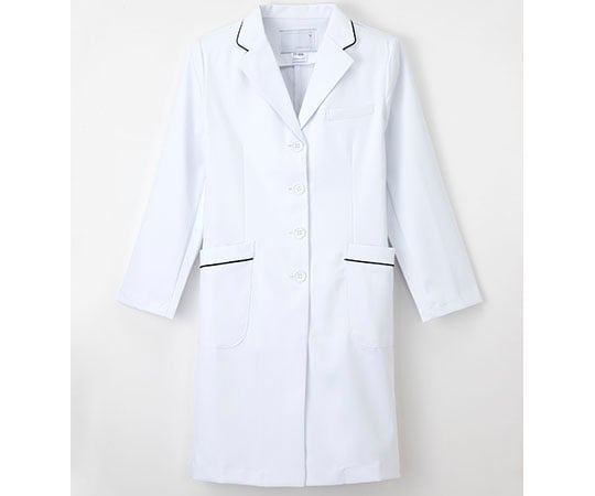 女子診察衣　（シングル／ネイビーライン）　Ｌ
