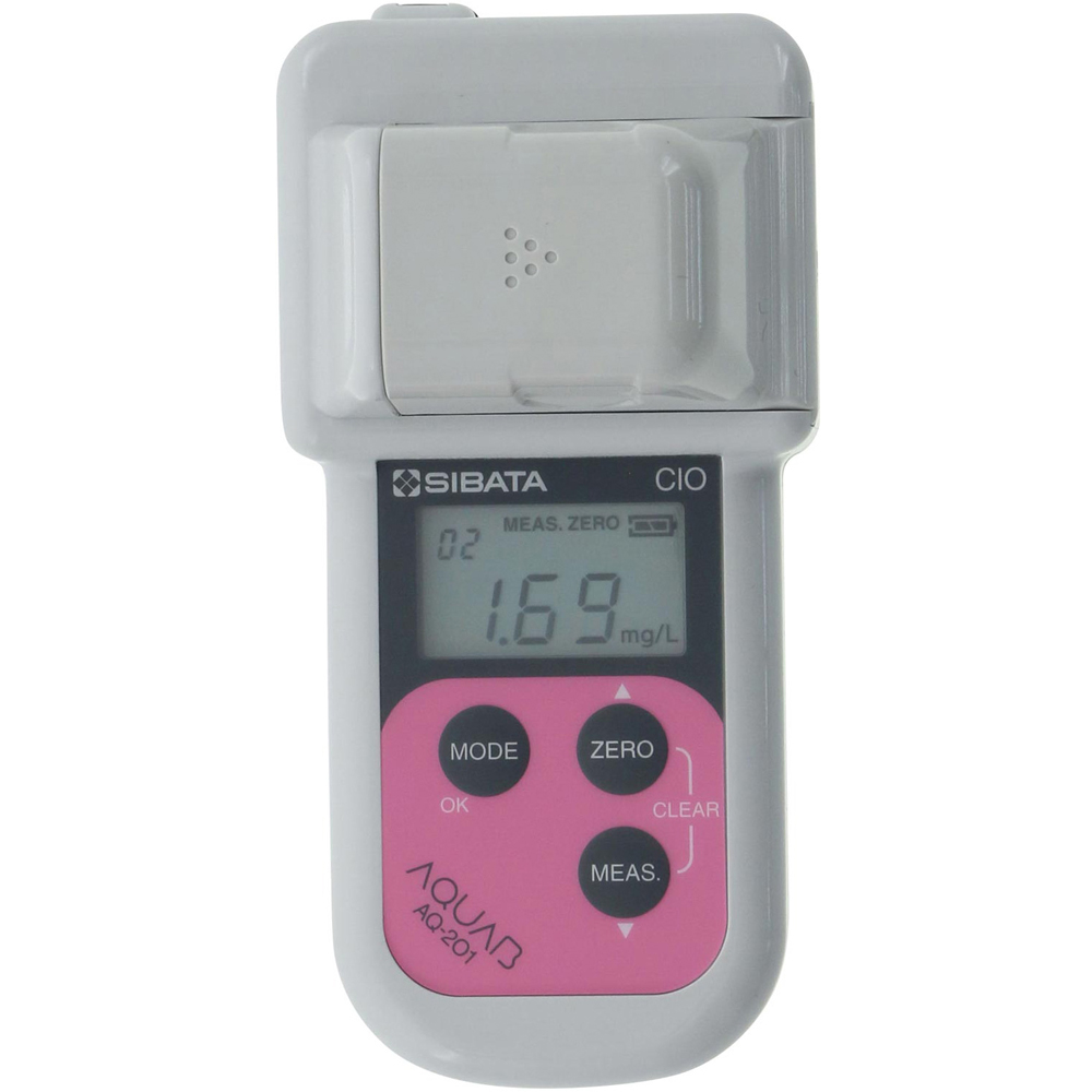 8-5026-31 ハンディ水質計 アクアブ 測定範囲0.00～2.00mg/L AQ-201