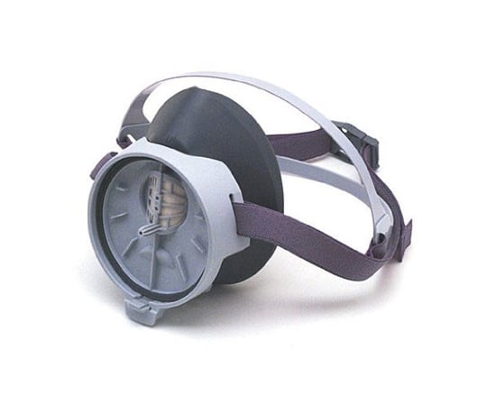 重松製作所8-5043-12防毒マスク(低濃度用0.1%以下)GM77(M/E)【1個】(as1-8-5043-12)