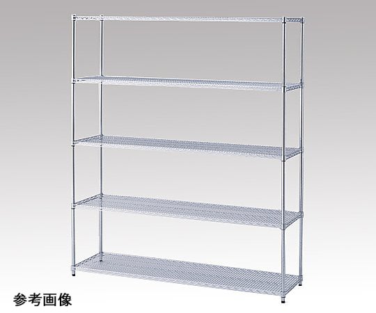 【組立】8-5084-01ワイヤーラック９０７×４５７×１８１０ｍｍ【1台】(as1-8-5084-01)