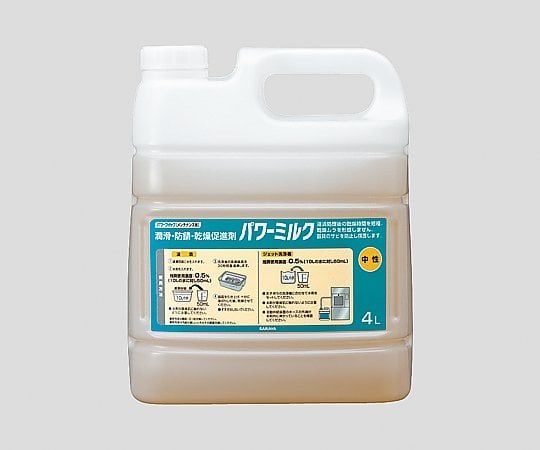 サラヤ 8-5212-01　潤滑・防錆・乾燥促進剤　パワーミルク４Ｌ ﾊﾟﾜ-ｸｲｯｸ ｼﾞｭﾝｶﾂﾎﾞｳｼｶﾝｿｳｿｸｼﾝｻﾞｲ ﾊﾟﾜ-ﾐﾙｸ4L NK131727 [本] サラヤ