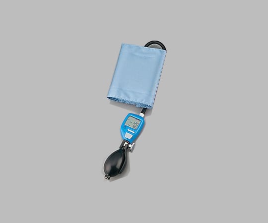 8-5247-01 デジタル手動血圧計 ブルー SAM-001-BL