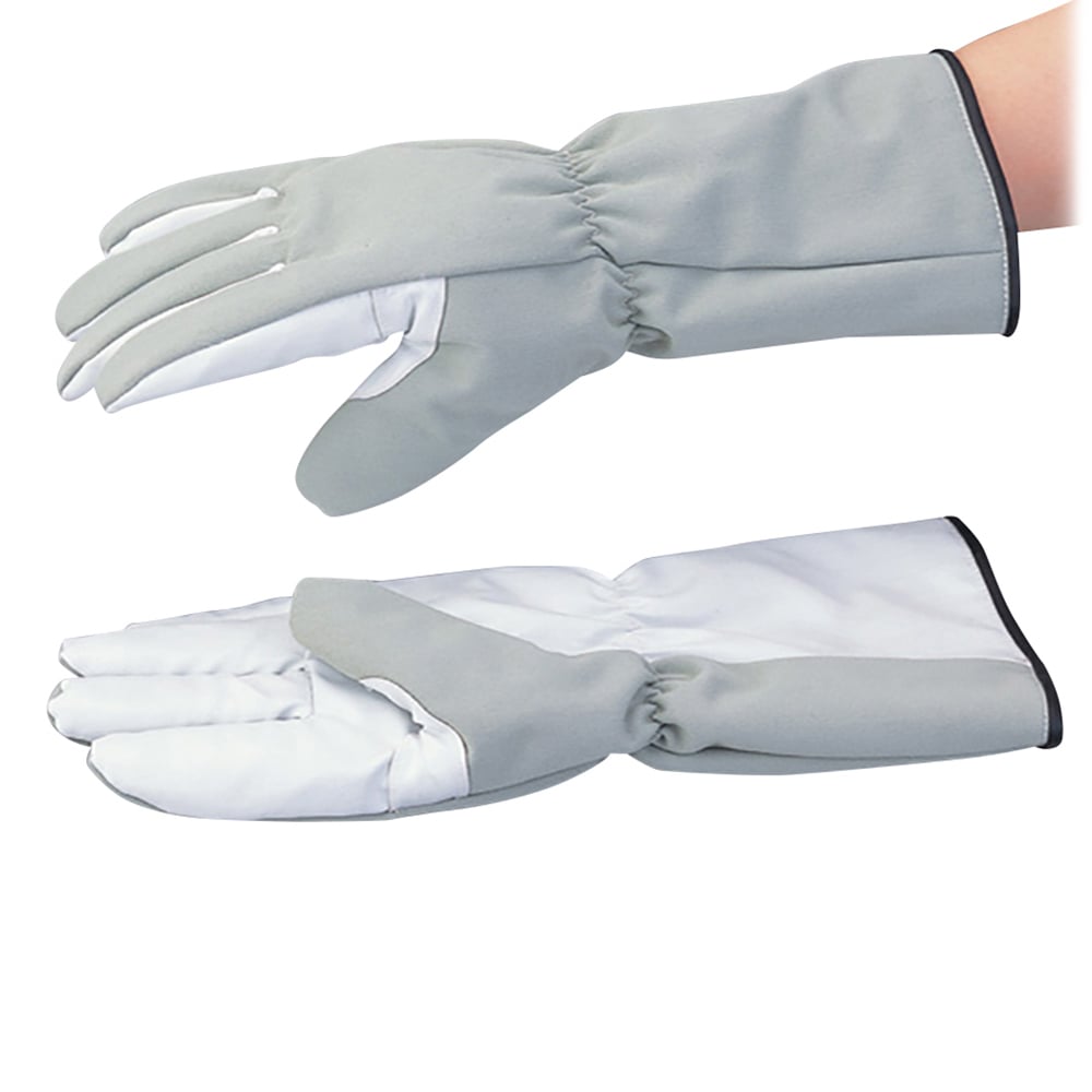 8-5316-01 超低温用手袋 手の平滑止付 フィットサイズ 330mm CGF16