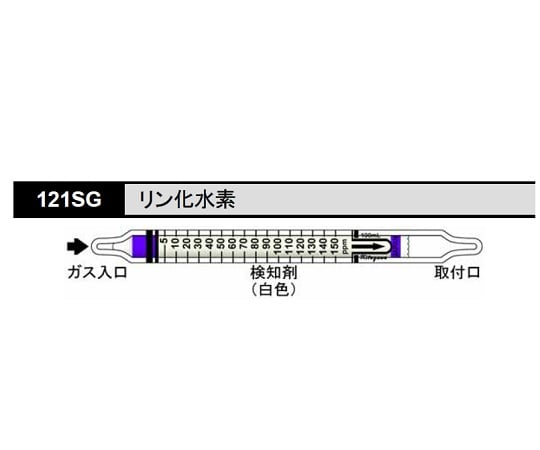 検知管 リン化水素 1箱（10本入）