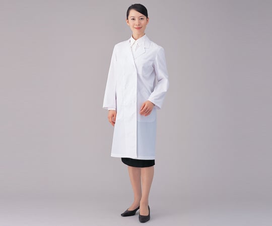 住商モンブラン8-5386-12白衣女子(袖口ひも入)ダブル51-011M【1枚】(as1-8-5386-12)