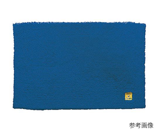 8-5463-15 乾度良好Ag+バスマット ブルー 600×900mm