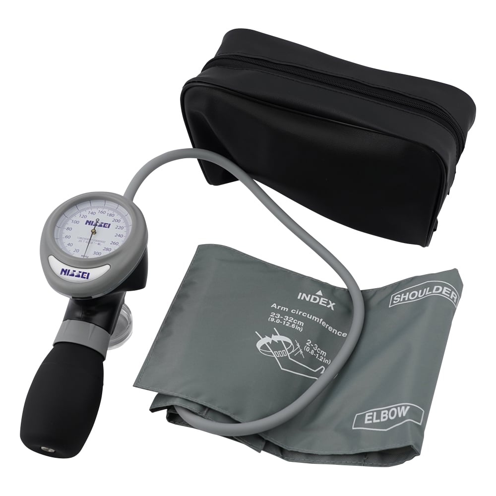 アネロイド血圧計[ワンハンド式] HT-1500 グレー HT-1500-13K