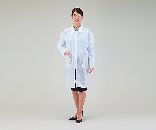 【サンプル】アズワン8-5665-02ディスポコート女性用(総丈約96cm)1枚入【1枚】(as1-8-5665-02)