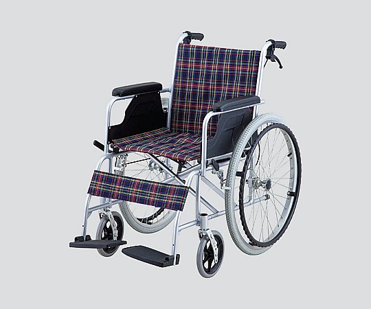 ナビス 8-5951-01　車椅子　（自走式／アルミ製／介助ブレーキ付き）[個](as1-8-5951-01)