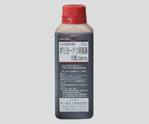 取扱を終了した商品です ポリヨードン消毒液10 カネイチ 250ml 8 6345 01 Axel アズワン