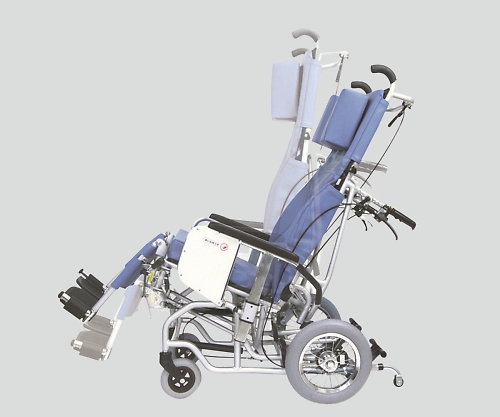 カワムラサイクル 8-6370-02　チルト＆フルリクライニング車椅子（クリオネット）　青[個](as1-8-6370-02)