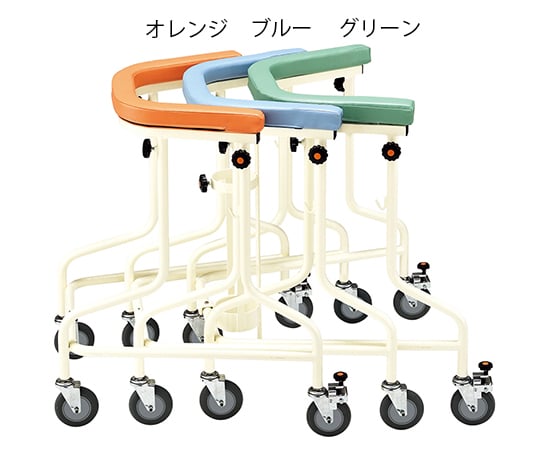 8-6500-02 らくらくあるくん（R）（ネスティング歩行器） ブルー Rkun-SBL