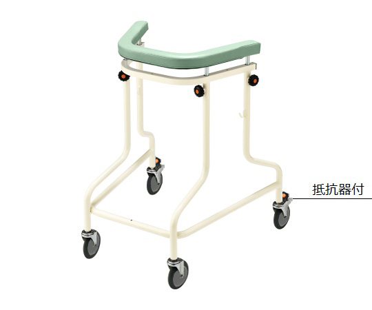2台セット・未使用・送料込　歩行補助器　アズワン　らくらくあるくん　低床型　青 らくらくあるくん(R)～低床型～(ネスティング歩行器) ナビス