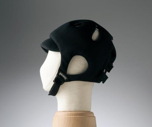 特殊衣料 8-6511-04　保護帽（アボネットガードＣ）　普通サイズ　ブラック[個](as1-8-6511-04)