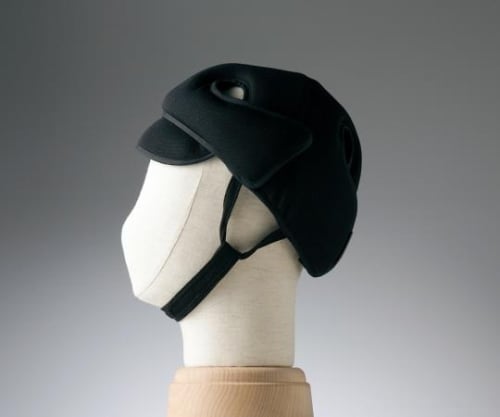 8-6513-04 保護帽[アボネットガードD]普通サイズ ブラック 2007