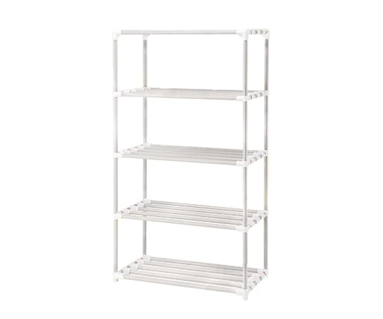 【簡易組立】ナビス(アズワン)8-6541-11５段ポールシェルフＮ９００５－Ｃ【1台】(as1-8-6541-11)