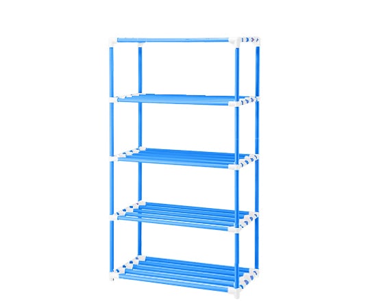 【簡易組立】ナビス(アズワン)8-6542-12５段ポールシェルフＮ１２００５－Ｂ【1台】(as1-8-6542-12)