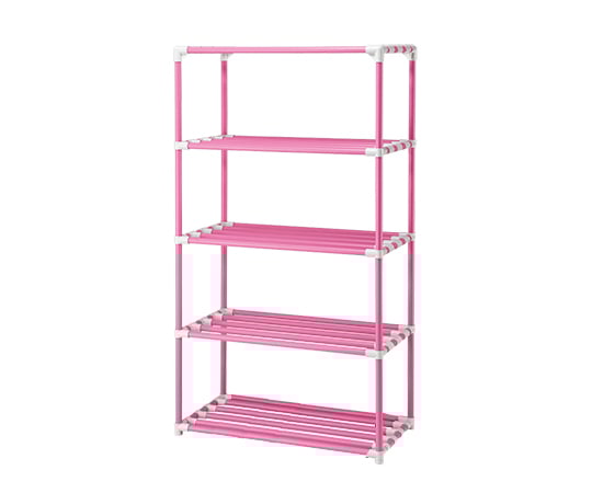 【簡易組立】ナビス(アズワン)8-6543-13５段ポールシェルフＮ１５００５－Ｐ【1台】(as1-8-6543-13)