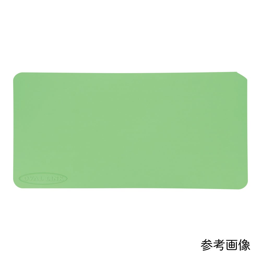 オーバルリンク（浴室用マット） ライトグリーン　マットタイプ　L