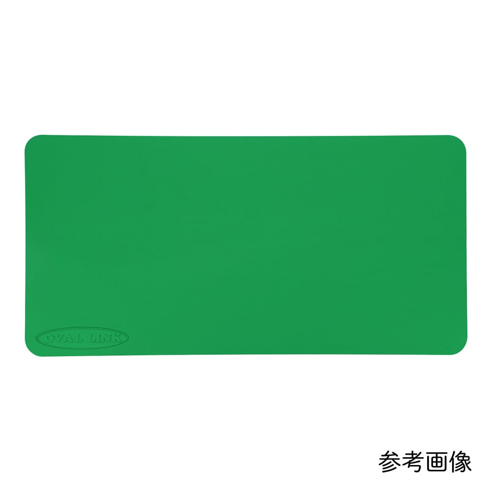 オーバルリンク（浴室用マット）グリーン　マットタイプ　L