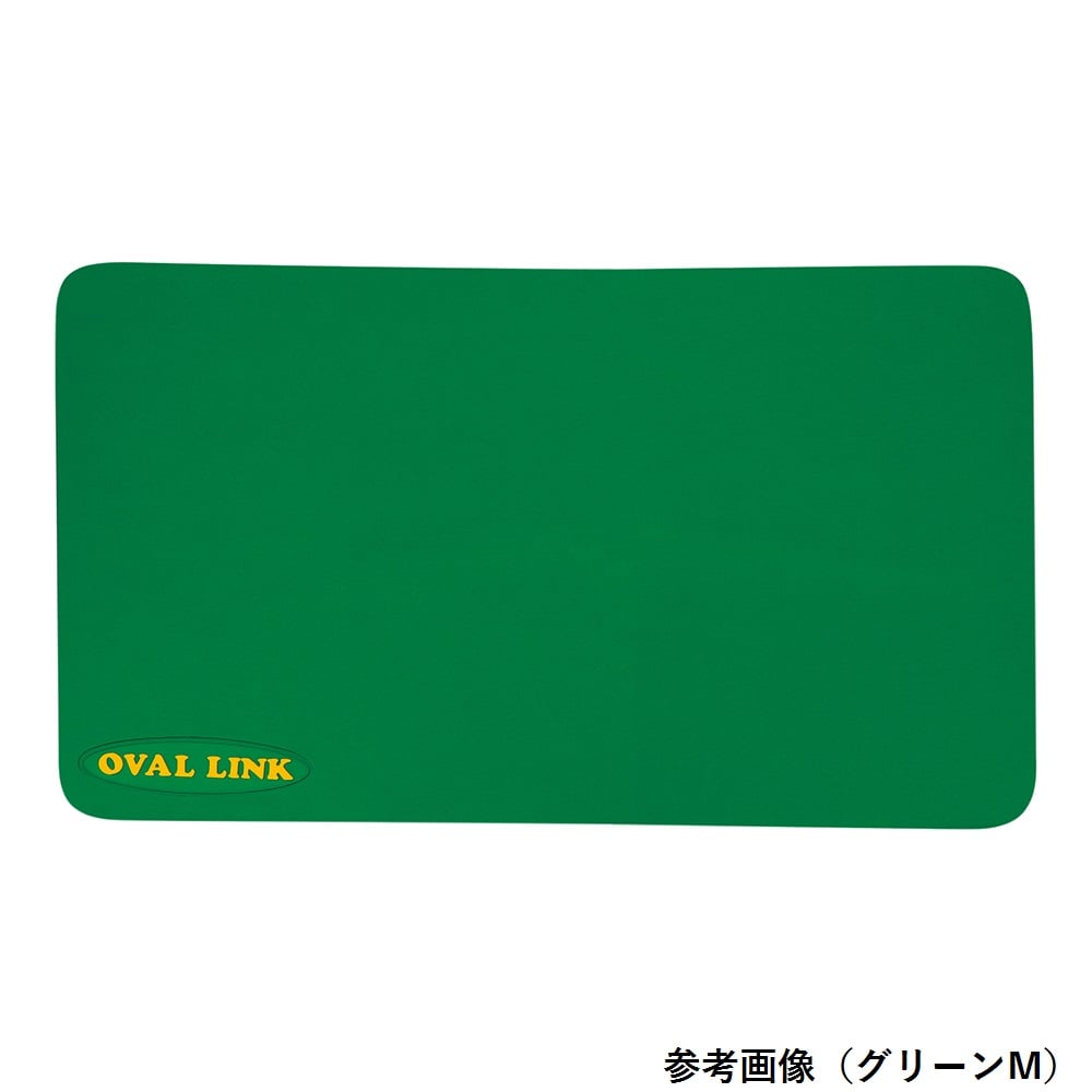 オーバルリンク（浴室用マット）グリーン　ロングタイプ