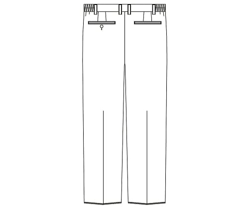 KAZEN/アプロン 8-6851-05　メンズスラックス　３Ｌ[枚](as1-8-6851-05)