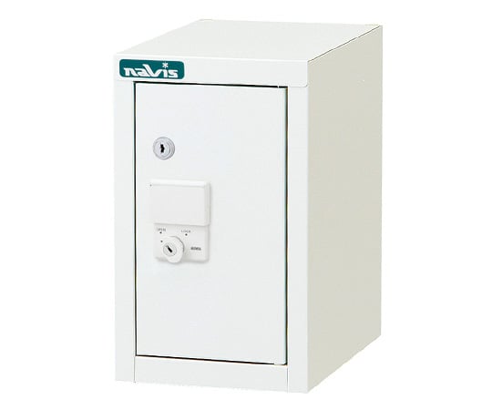 【組立必要】ナビス(アズワン)8-6983-13 麻薬庫（機械式テンキー錠） 幅小 M