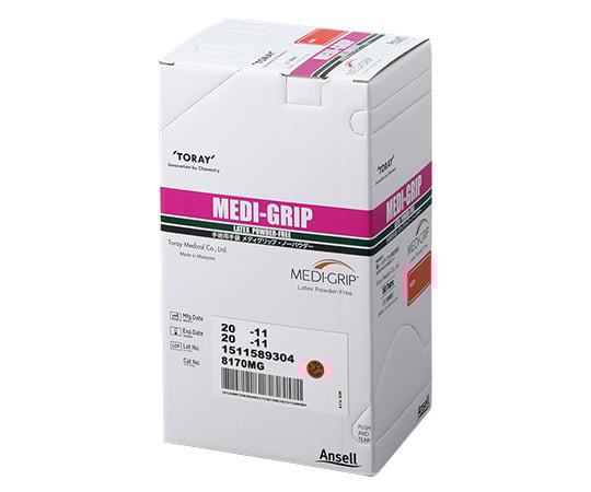 8-7062-11 手術用手袋メディグリップ パウダーフリー50双 8155MG