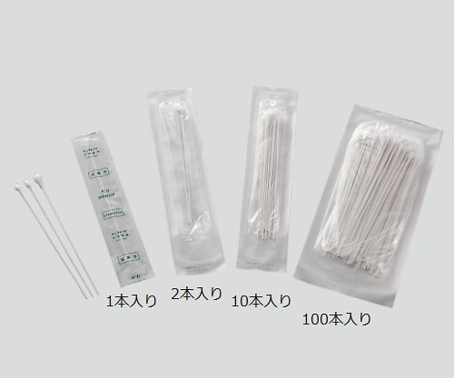 8-7080-01 メンティップ 病院用綿棒(紙軸) 1箱(1本入×400袋) 1P1505-NB