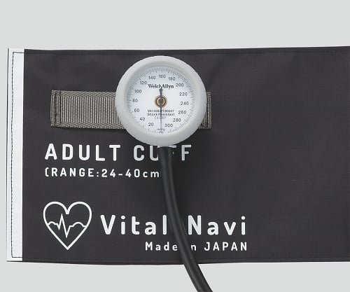 8-7093-02 バイタルナビ血圧計（ラテックスフリー） グレー LF成人用