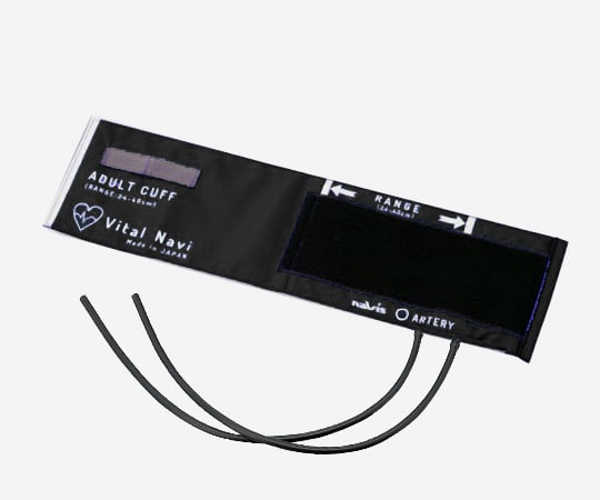 8-7098-04 バイタルナビ 血圧計用カフセット（ラテックスフリー）LF成人用 ブラック